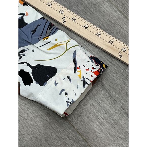 Joseph Ribkoff Size 10 Multi Color Paint Splatter Art to Wear Blazer Jacket - Picture 11 of 11